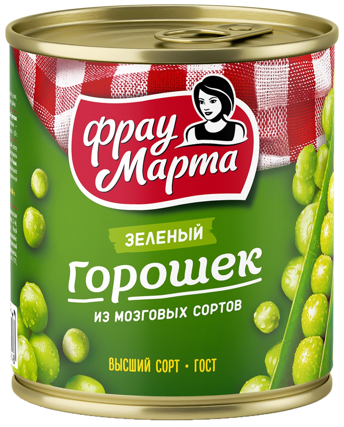 Изображение товара Горошек Фрау Марта зеленый 310г