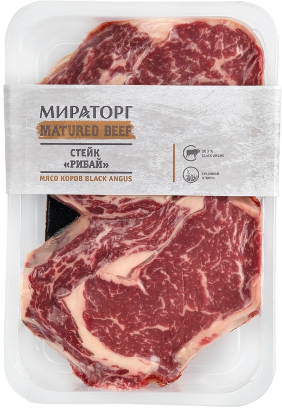 Изображение товара Стейк говяжий Мираторг Рибай 330г