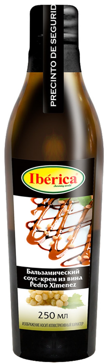 Изображение товара Соус-крем Iberica Бальзамический из вина Pedro Ximenez 250мл 