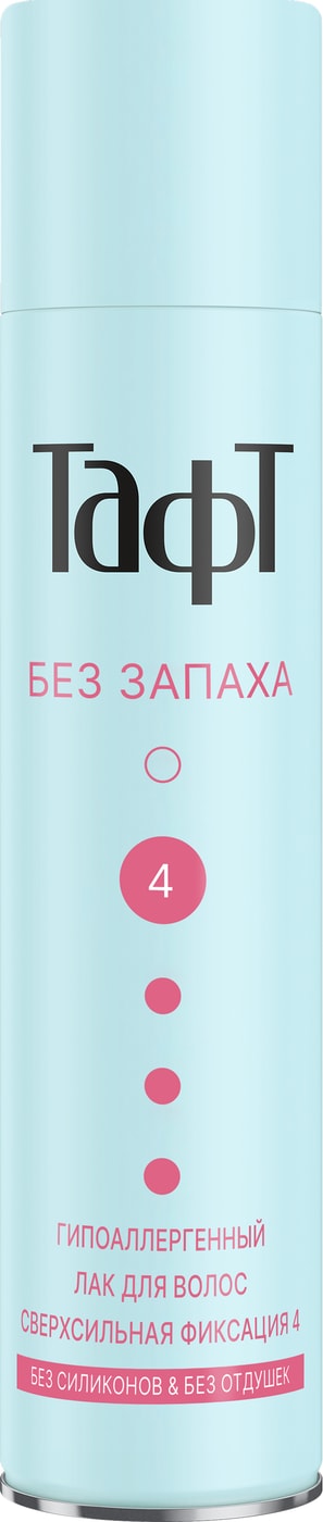 Изображение товара Лак для волос Тафт сверхсильная фиксация без запаха 225 мл
