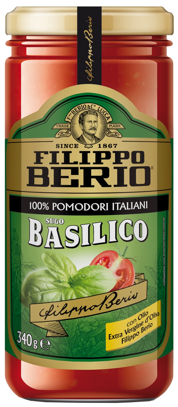 Изображение товара Соус Filippo Berio Томатный с базиликом 340г