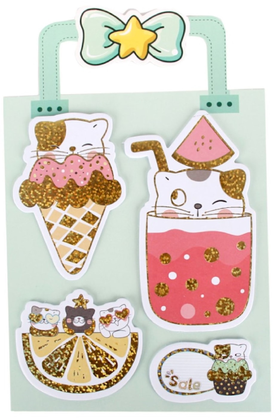 Изображение товара Набор стикеров Котики FHQ2311W187, 75 листов