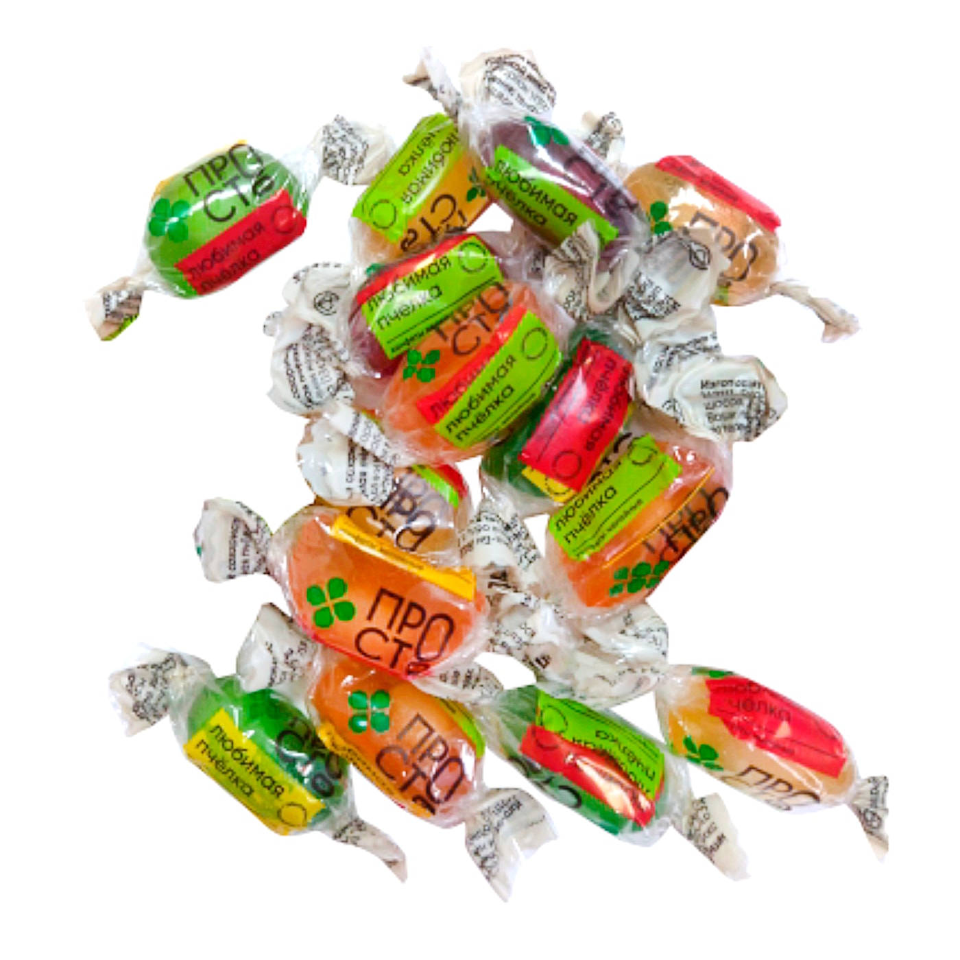 Изображение товара Конфеты Пр!ст Любимая Пчелка желейные с начинкой микс