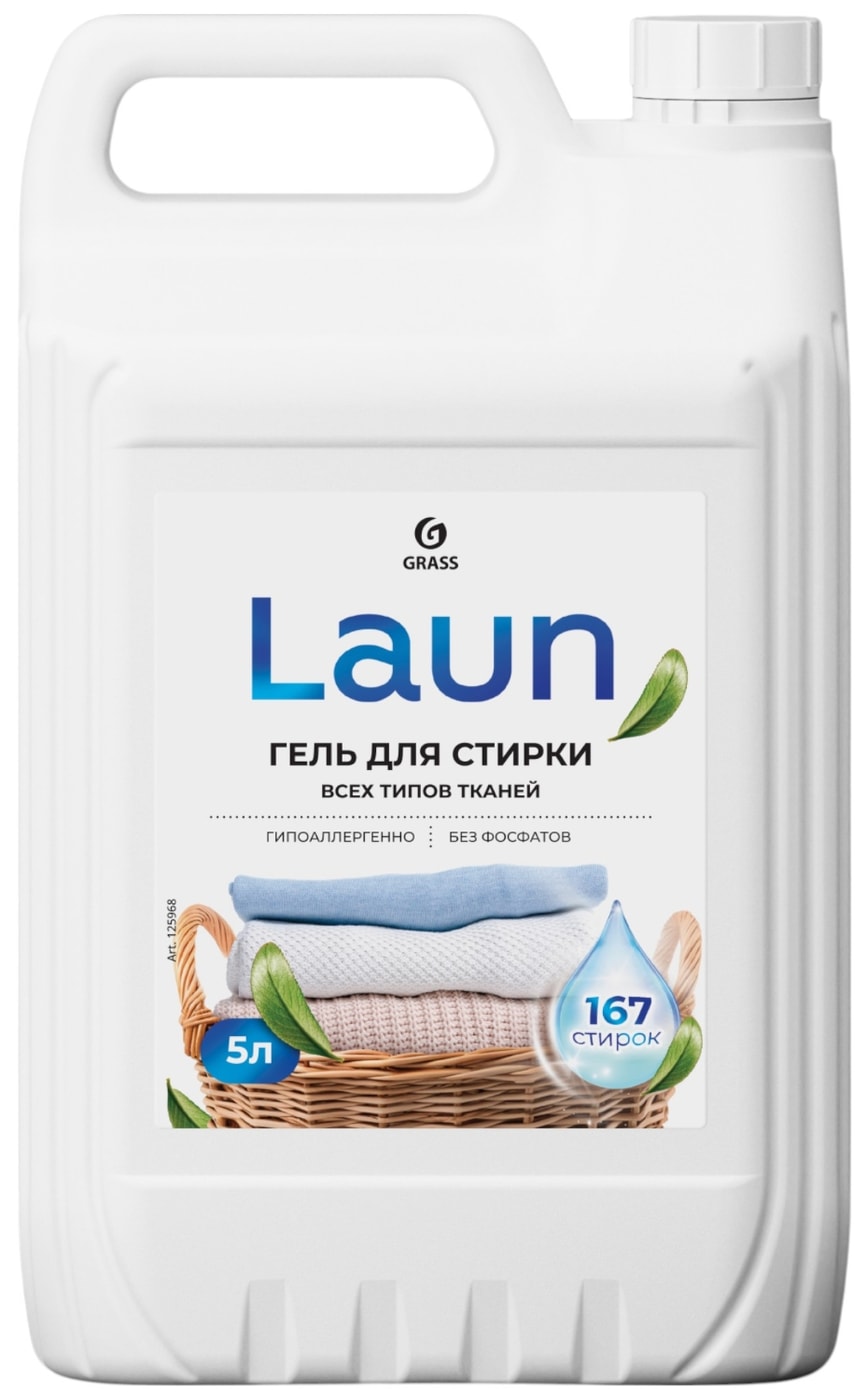 Изображение товара Гель для стирки Laun для всех видов тканей 5л