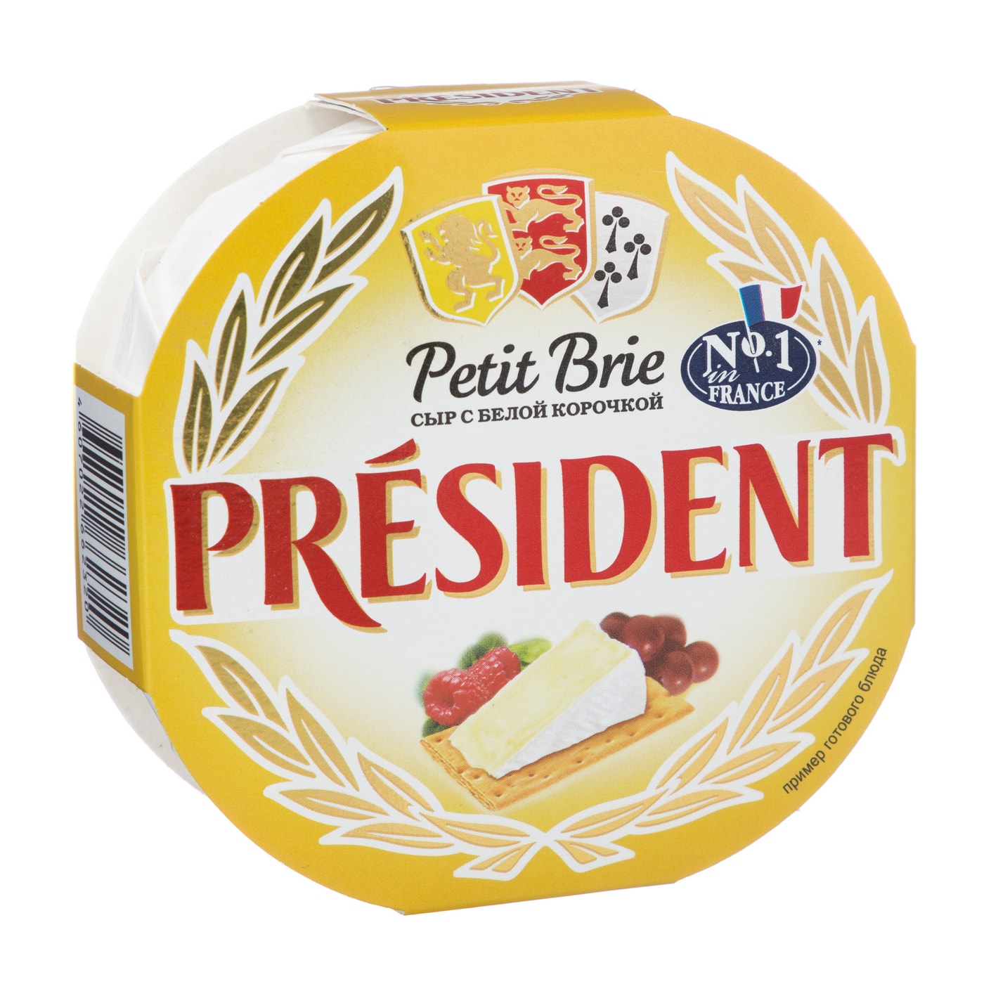 Изображение товара Мягкий сыр с плесенью President Petit Бри 60% 125г Россия