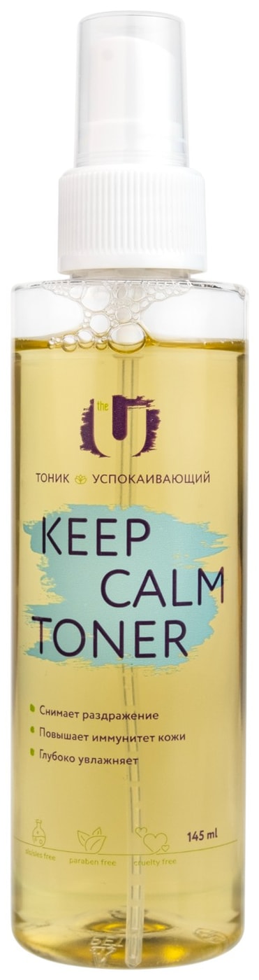 Изображение товара Тоник The U успокаивающий с экстрактами центеллы и ламинарии Keep calm toner 145мл