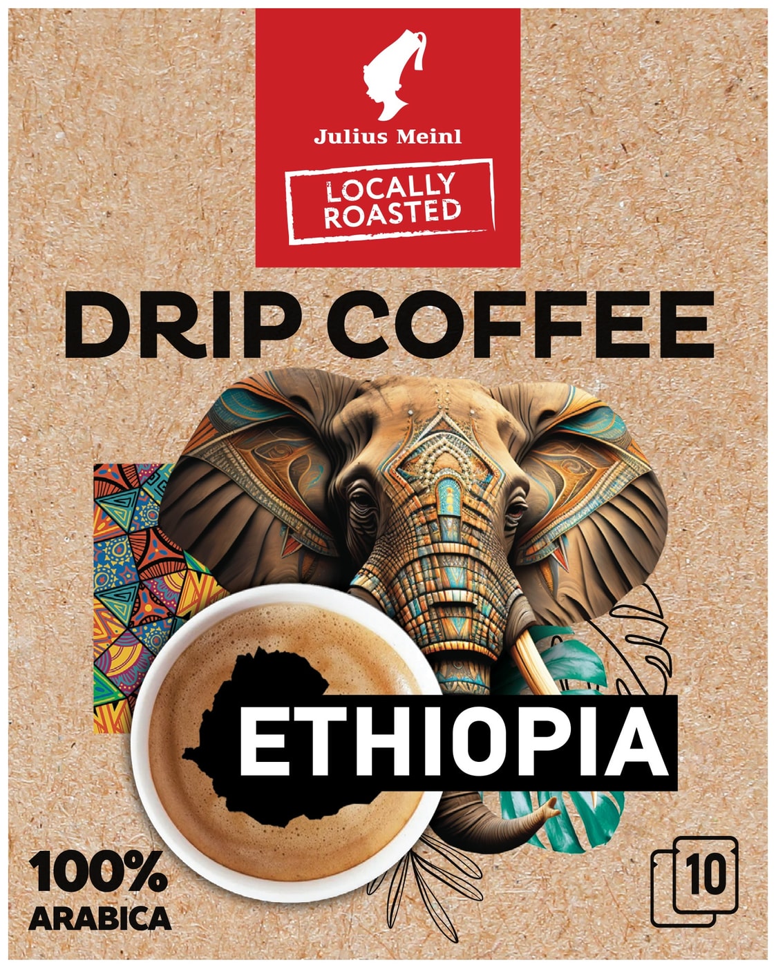 Изображение товара Кофе молотый Julius Meinl Эфиопия в дрип-пакетах 10шт