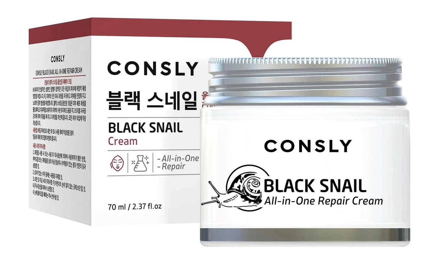 Изображение товара Consly Крем для лица с муцином улитки 70 мл - восстанавливающий увлажняющий уход