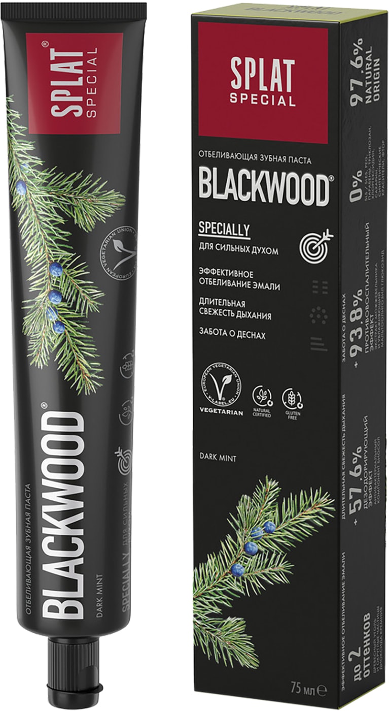 Изображение товара Зубная паста Splat Special Blackwood 75мл для отбеливания зубов