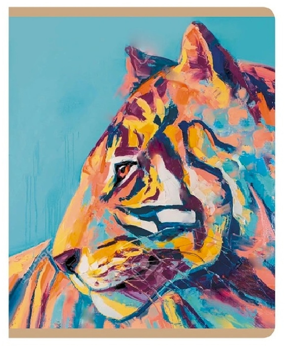 Изображение товара Тетрадь общая на скрепке в клетку А5 48л в ассортименте