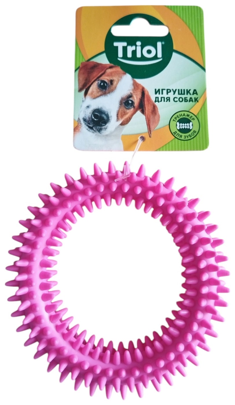 Изображение товара Игрушка для собак Triol Кольцо с шипами в ассортименте 11.5см
