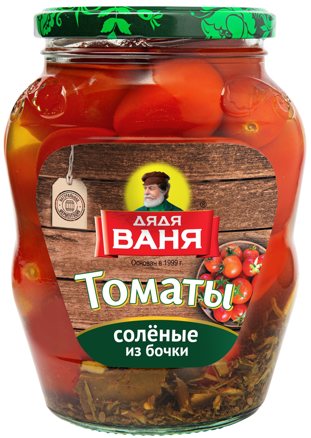 Изображение товара Томаты Дядя Ваня соленые из бочки 680г