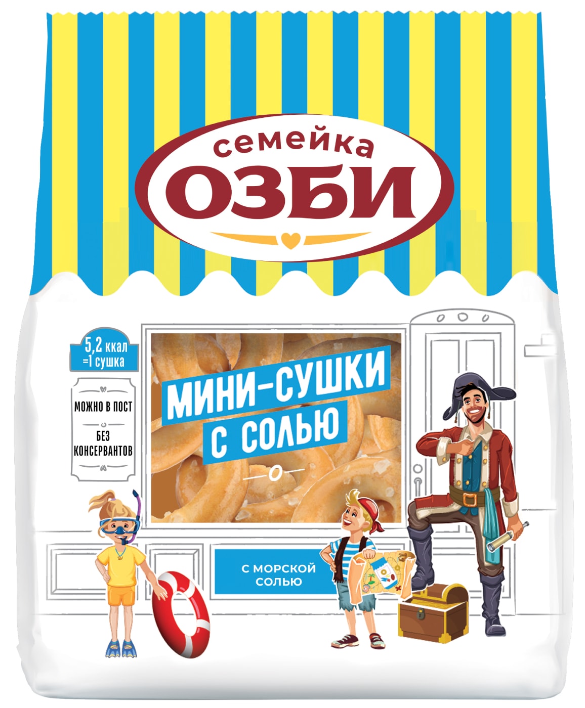 Изображение товара Мини-сушки Семейка Озби 150г