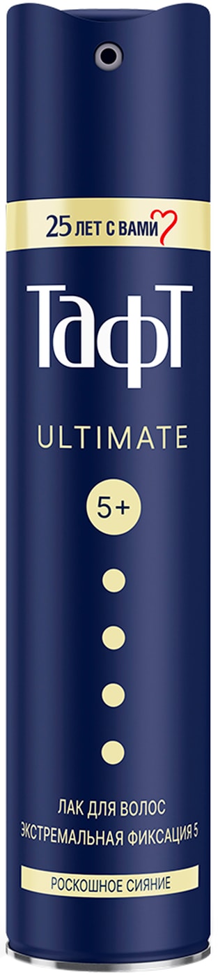 Изображение товара Лак для укладки волос Тафт Ultimate экстремальная фиксация 225 мл