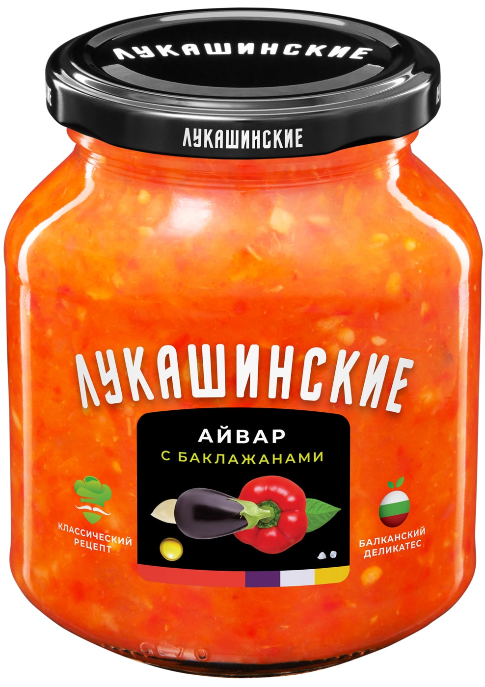 Изображение товара Айвар Лукашинские с баклажанами 285г натуральная закуска Россия
