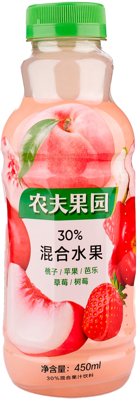 Изображение товара Фермерский сад Персик Яблоко Гуава клубника малина 450 мл натуральный фруктовый напиток