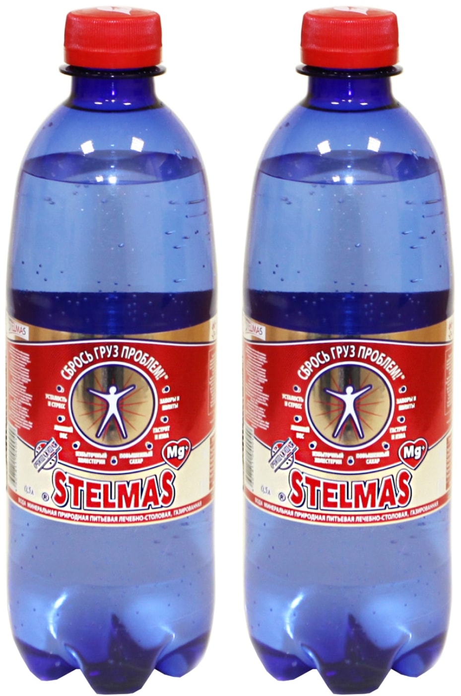 Изображение товара Вода Stelmas MG+ питьевая газированная 500мл