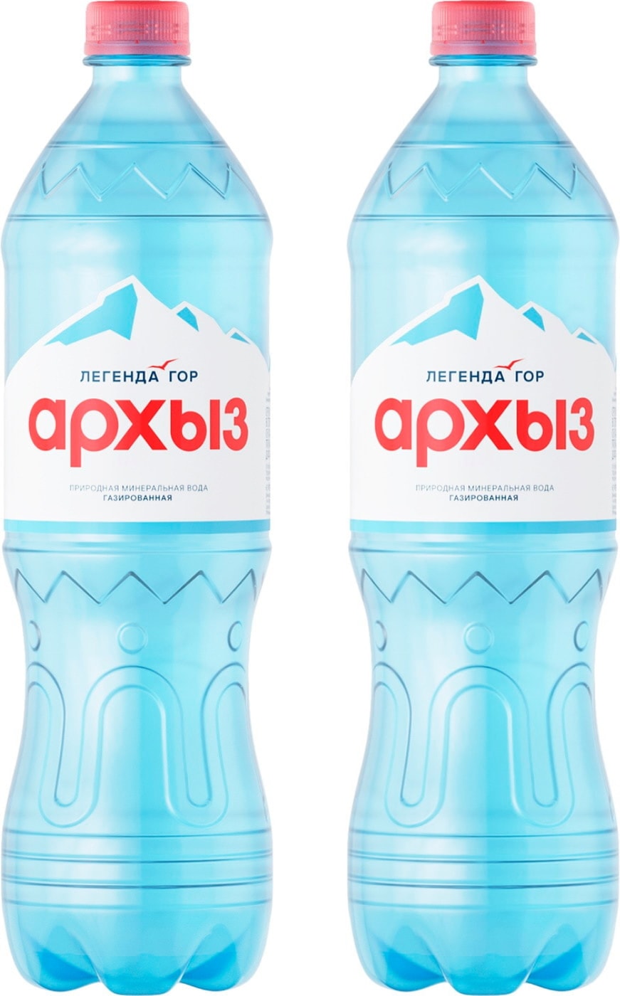 Изображение товара Вода Архыз Легенда Гор минеральная газированная 1.5л