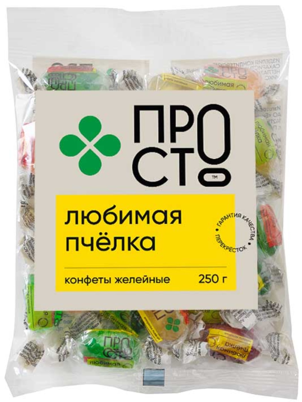 Изображение товара Конфеты ПРОСТО желейные Любимая пчелка 250г