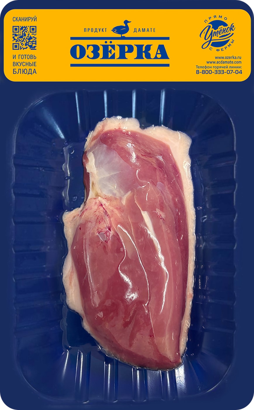 Изображение товара Стейк утиный Озерка 290г охлажденный вакуумная упаковка
