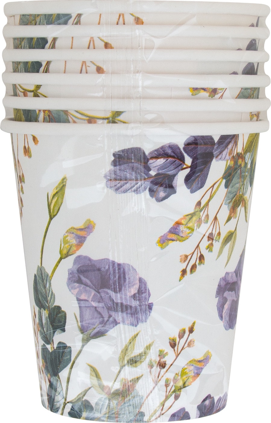 Изображение товара Стаканы одноразовые ПРОСТО из ламинированной бумаги 6шт*250мл в ассортименте