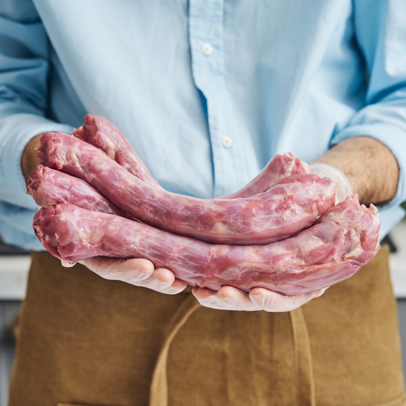 Изображение товара Шея индейки охлажденная свежая для приготовления супов, рагу и холодца