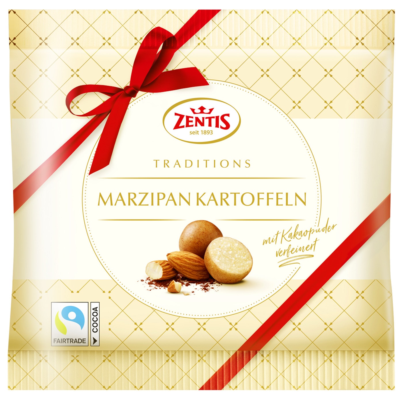 Изображение товара Картошка марципановая Zentis 100г сладость с миндалем и какао