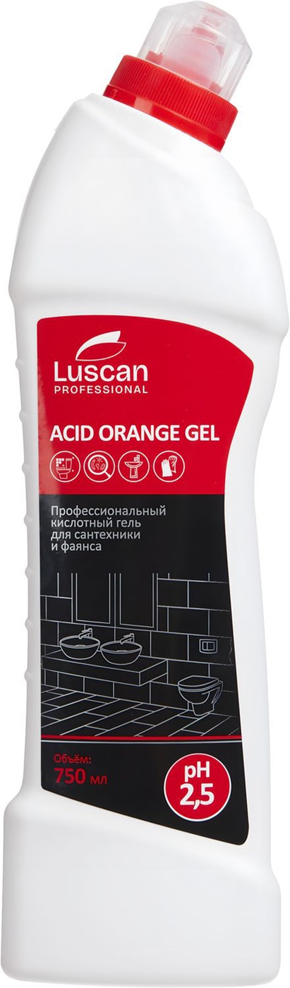 Изображение товара Средство чистящее Luscan Professional Гель для сантехники и фаянса 750мл