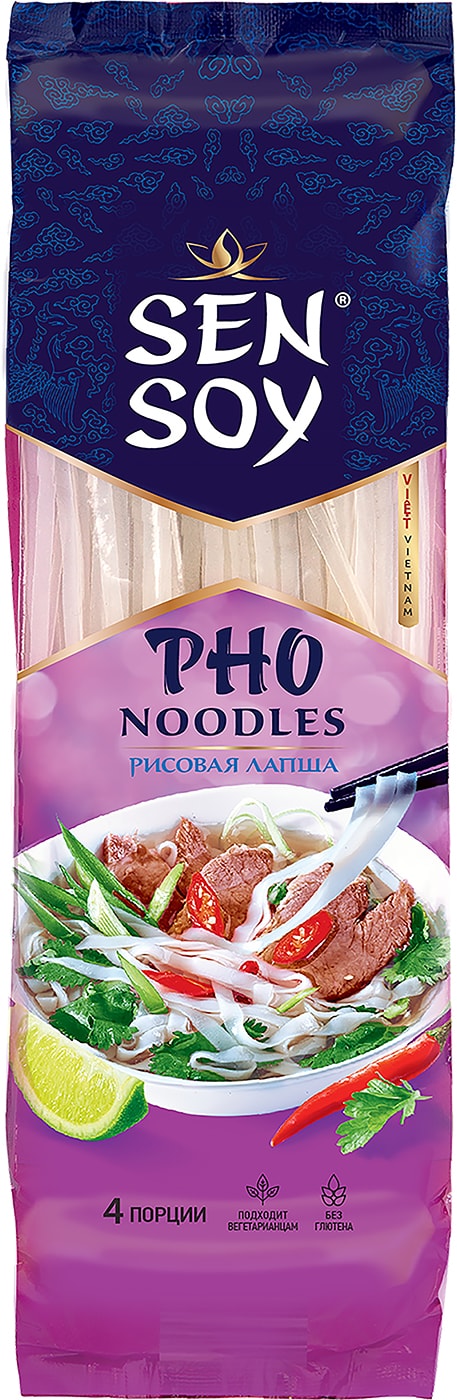 Изображение товара Лапша Sen Soy Fo-Kho Рисовая 200г