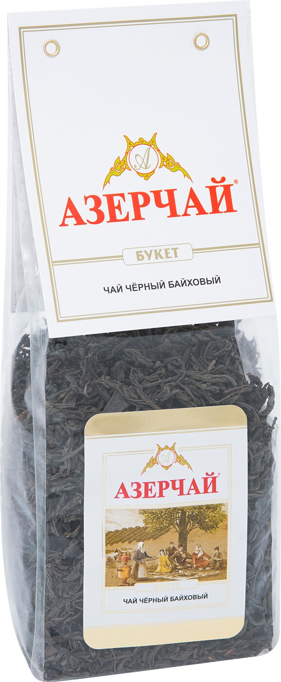 Изображение товара Чай черный Азерчай Букет 200г листовой байховый высокого качества