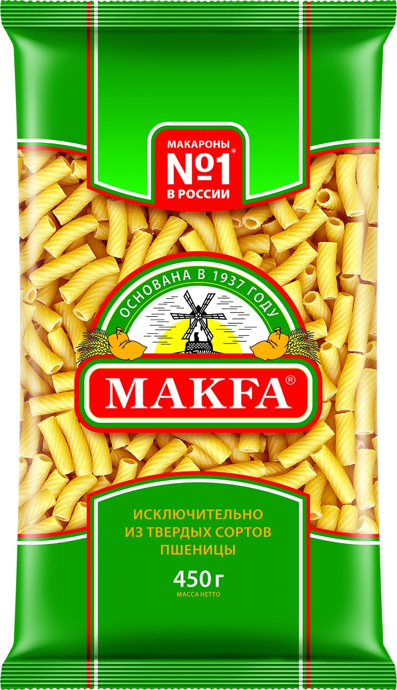 Изображение товара Макароны Makfa Рожки 450г