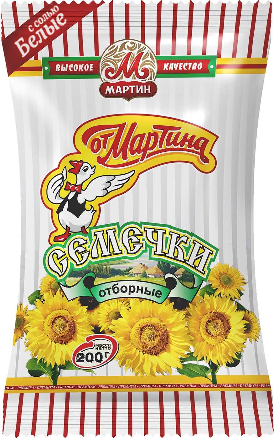 Изображение товара Семечки От Мартина Белые соленые 100г