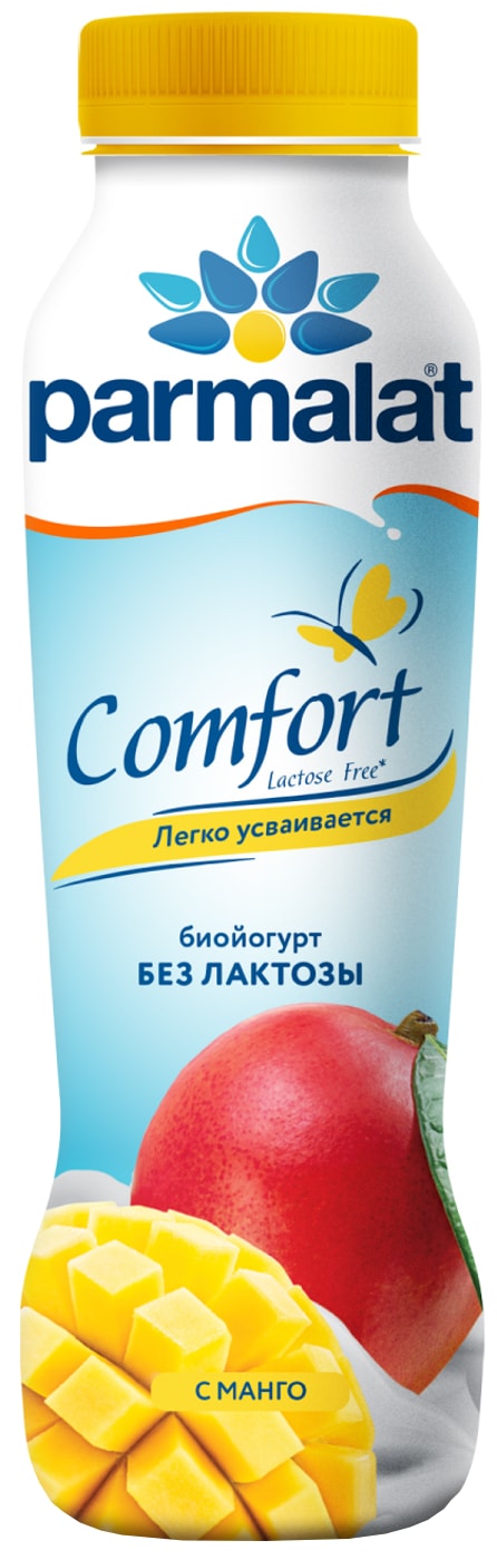 Изображение товара Биойогурт Parmalat Comfort с манго 1.5% 290г