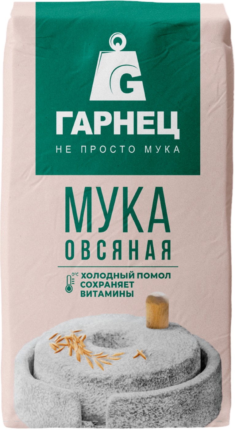 Изображение товара Мука Гарнец Овсяная 400г