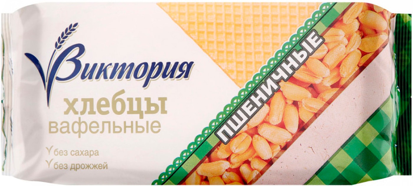 Изображение товара Хлебцы Вкусная фантазия Виктория вафельные пшеничные 60г