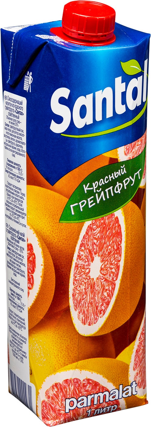 Изображение товара Напиток Santal Красный грейпфрут 1л