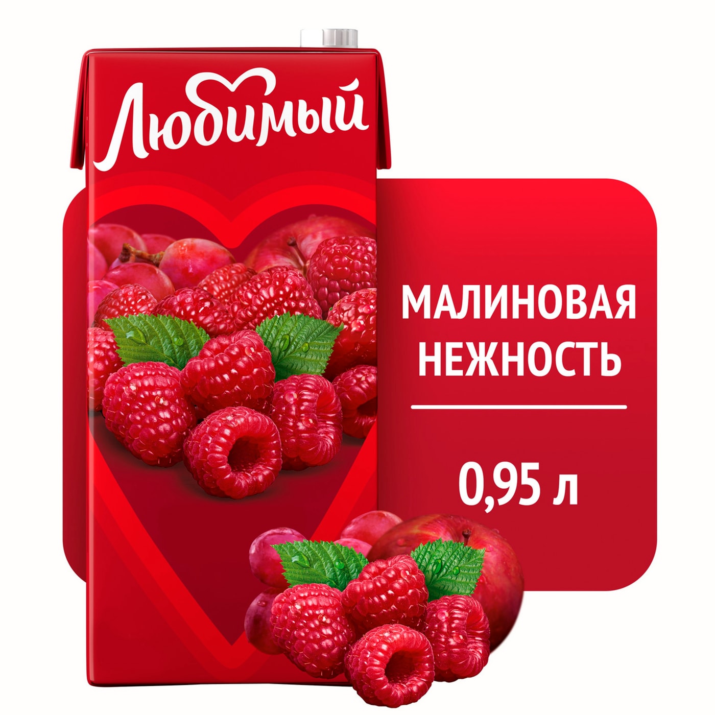 Изображение товара Напиток Любимый Малиновая нежность 0.95л