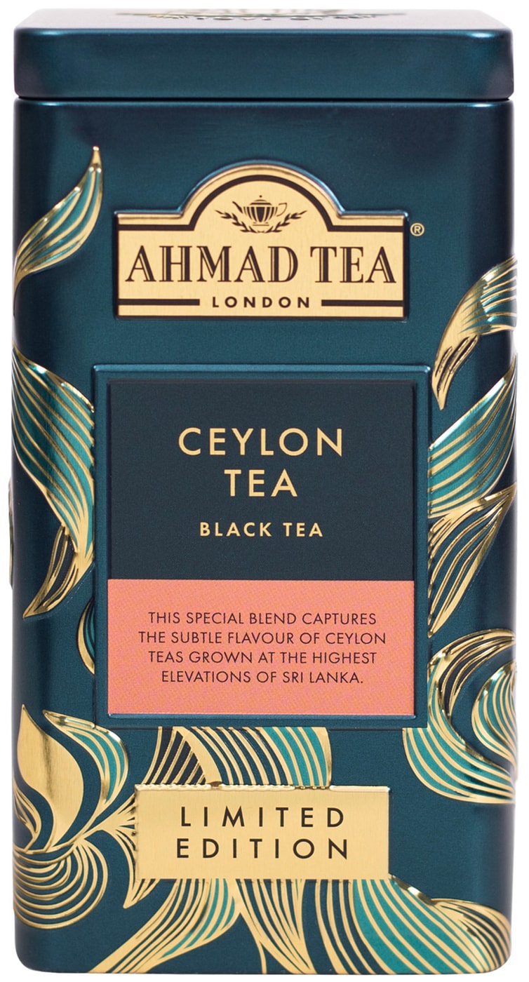 Изображение товара Элитный цейлонский черный чай Ahmad Tea 100г в жестяной банке