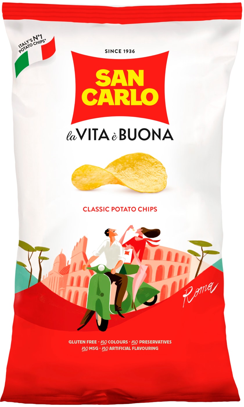 Изображение товара Чипсы San Carlo Piu Gusto Классика 180г