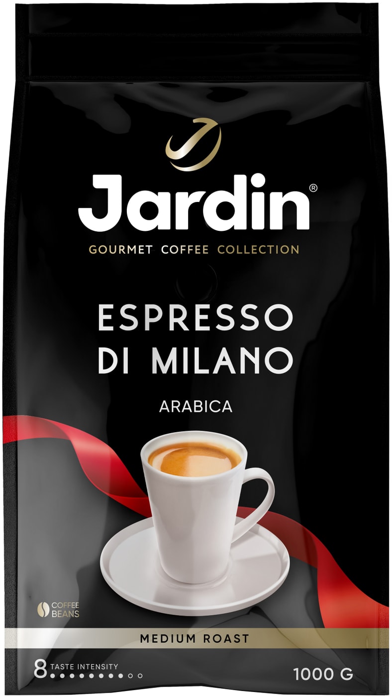 Изображение товара Кофе в зернах Jardin Espresso Di Milano 1 кг ароматный сорт для эспрессо