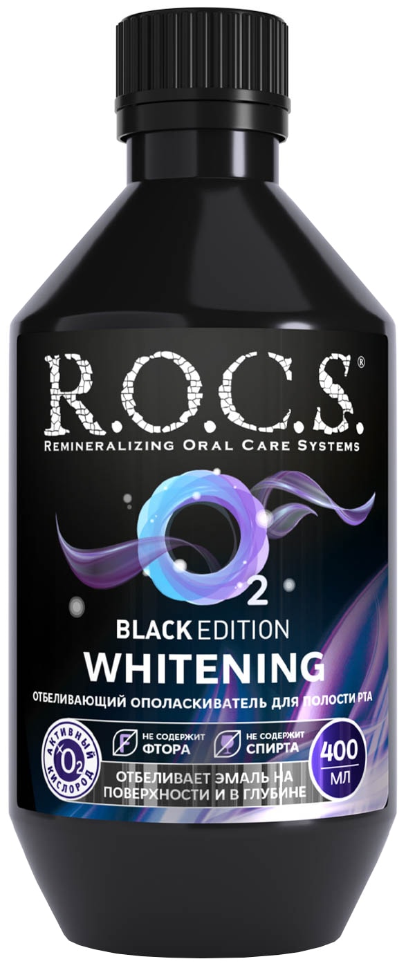 Изображение товара Ополаскиватель для полости рта R.O.C.S. Black Edition 400мл