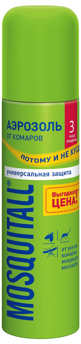 Изображение товара Аэрозоль Mosquitall Универсальная защита 150мл