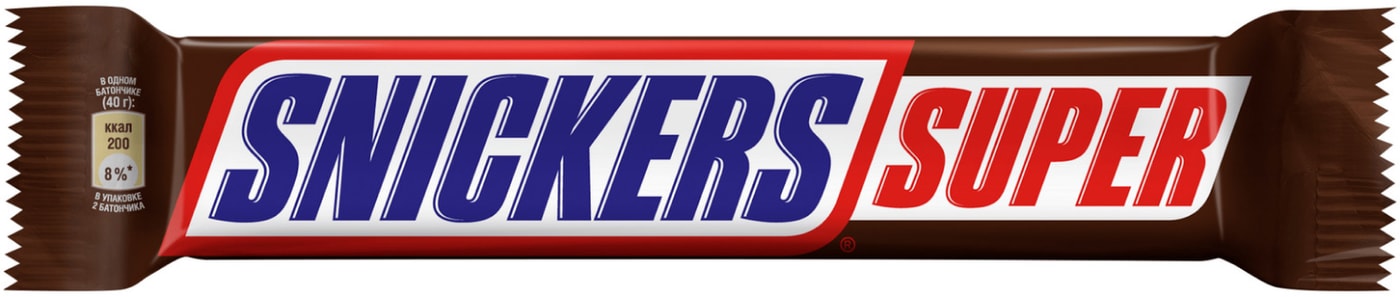 Изображение товара Шоколадный батончик Snickers Super 80г