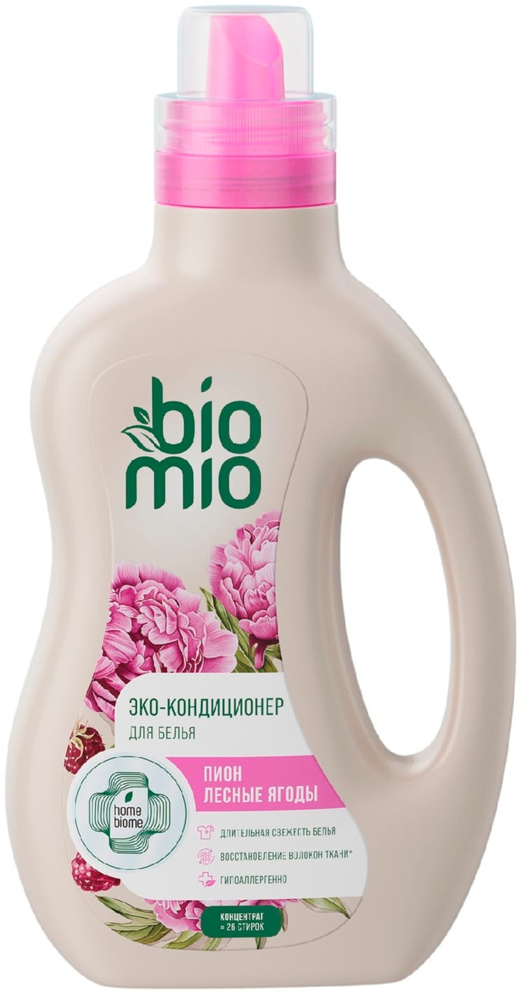 Изображение товара Кондиционер для белья Biomio Bio Soft Пион-Лесные ягоды 800мл