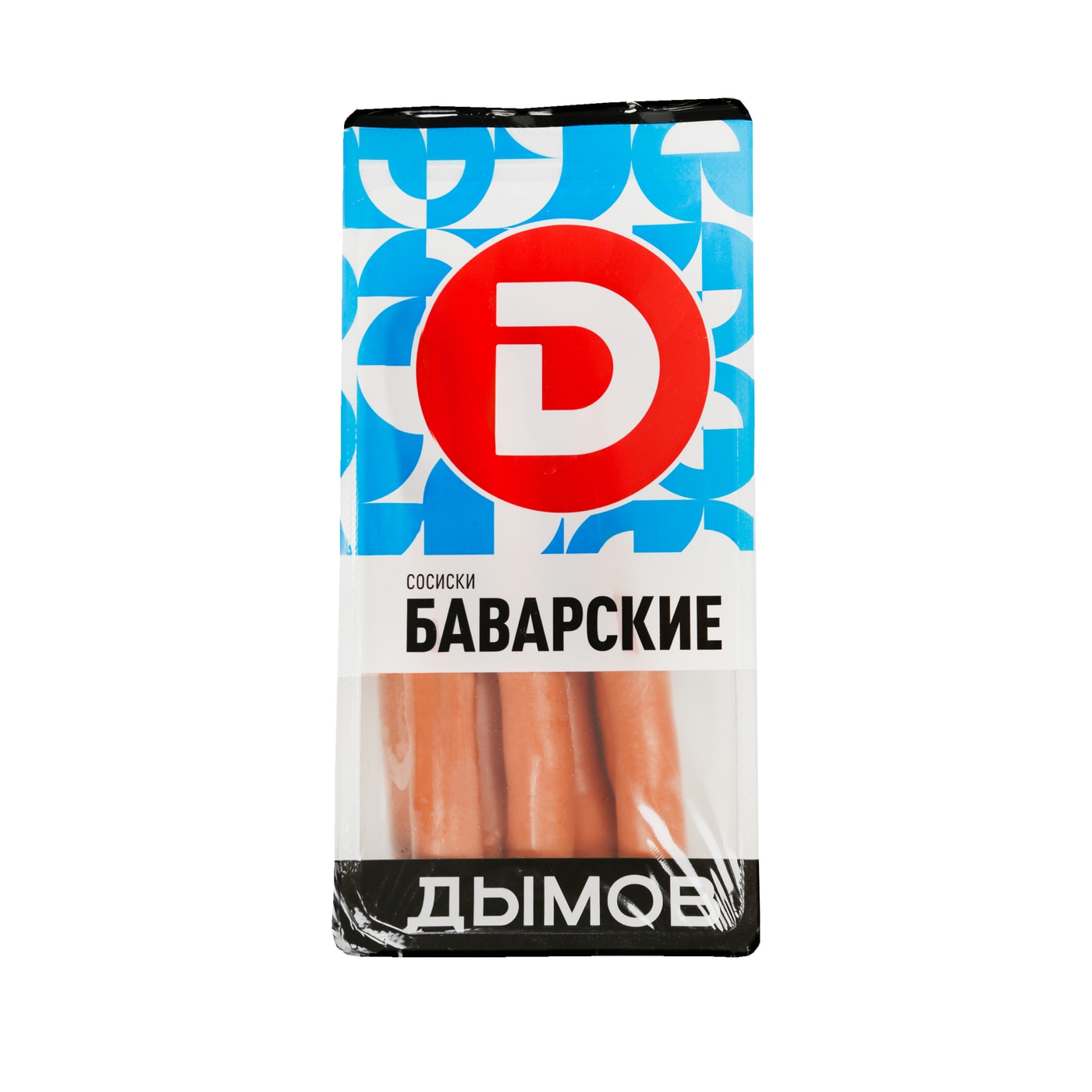 Изображение товара Сосиски Дымов Баварские 460г натуральные вареные мясные деликатесы