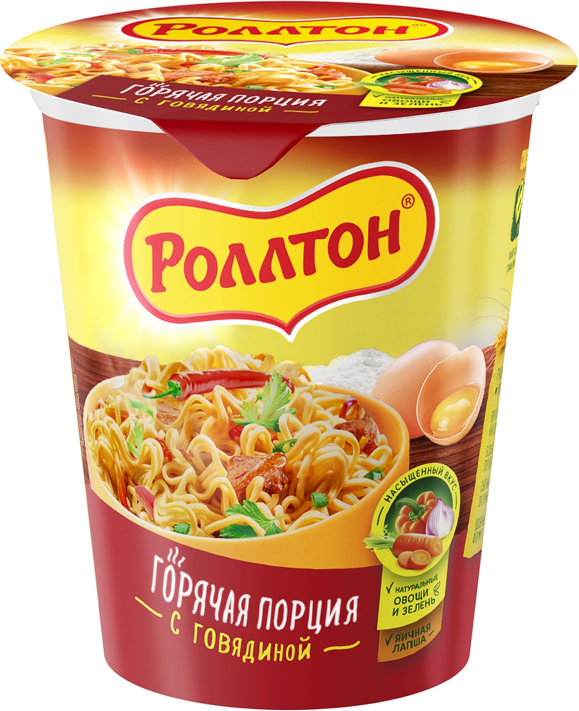 Изображение товара Лапша Роллтон с говядиной 70г