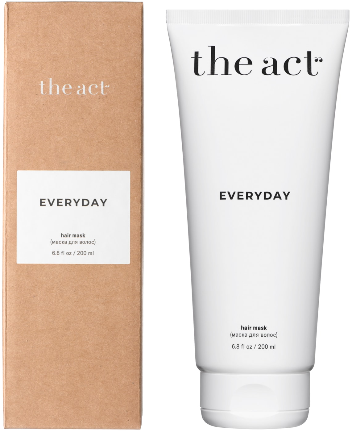 Изображение товара Маска The Act The Act Everyday Маска для волос 0. 2 л - восстанавление и увлажнение