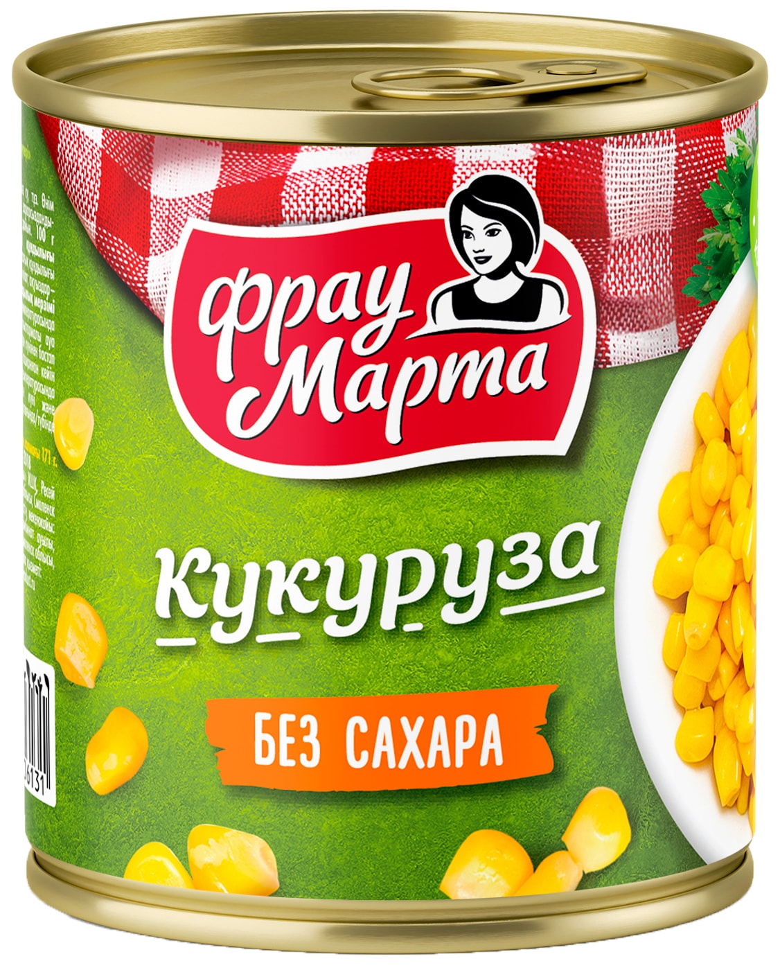 Изображение товара Кукуруза сахарная Фрау Марта без сахара 310г