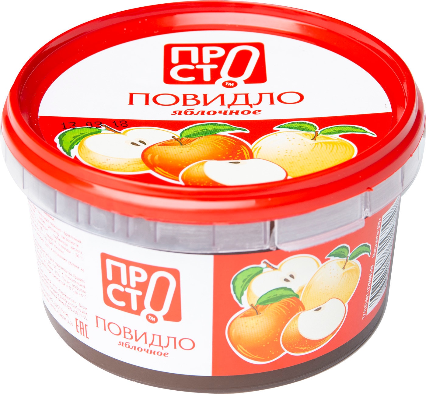 Изображение товара Повидло ПРОСТО Яблочное 500г