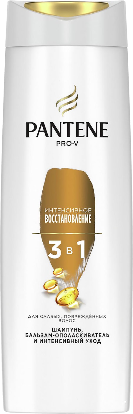 Изображение товара Шампунь и бальзам-ополаскиватель для волос Pantene Pro-V 3в1 Интенсивное Восстановление 360мл